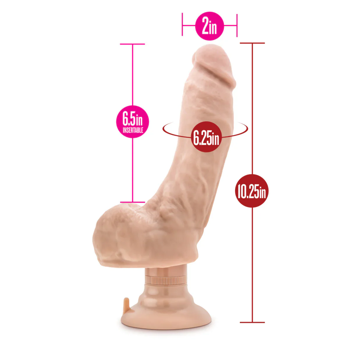 Loverboy Doctor Love Realistic 10.25 Inch Vibrating Dildo - Image 2