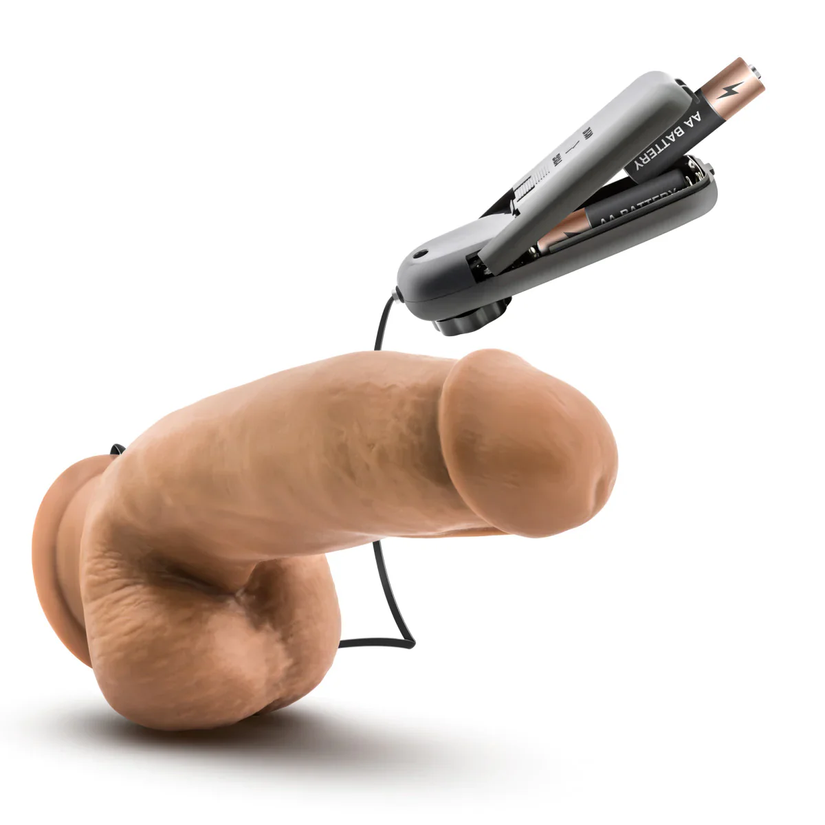 Loverboy MMA Fighter Realistic Mocha 7-Inch Vibrating Dildo - Image 4
