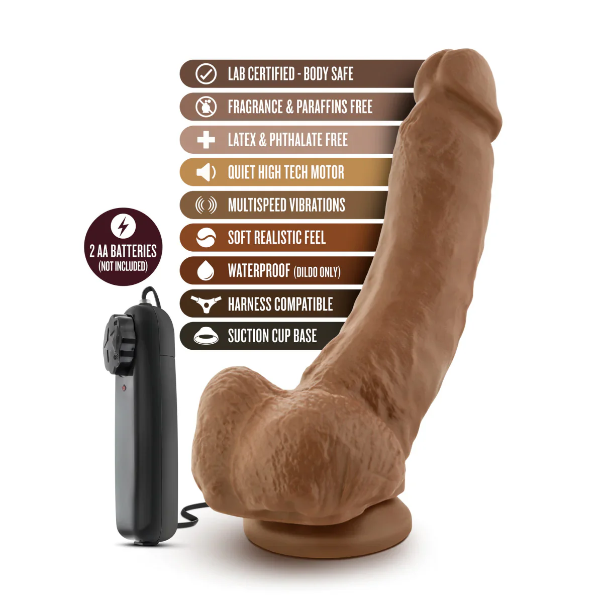 Loverboy The Boxer Realistic 9-Inch Vibrating Dildo - Image 2
