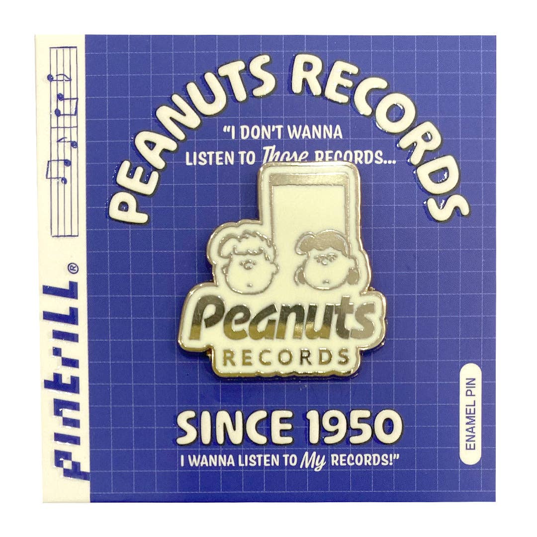 Peanuts - Lucy & Schroeder Records Pin - Image 2