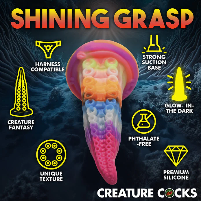 Luminoctopus Glow-in-the-Dark Tentacle Dildo - Image 4