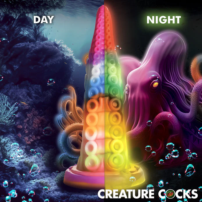Luminoctopus Glow-in-the-Dark Tentacle Dildo - Image 5