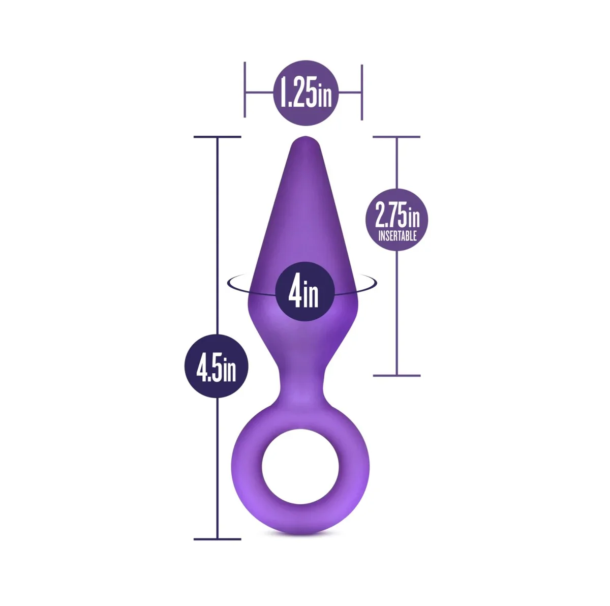 Luxe Candy Rimmer Purple Anal Plug - Image 6