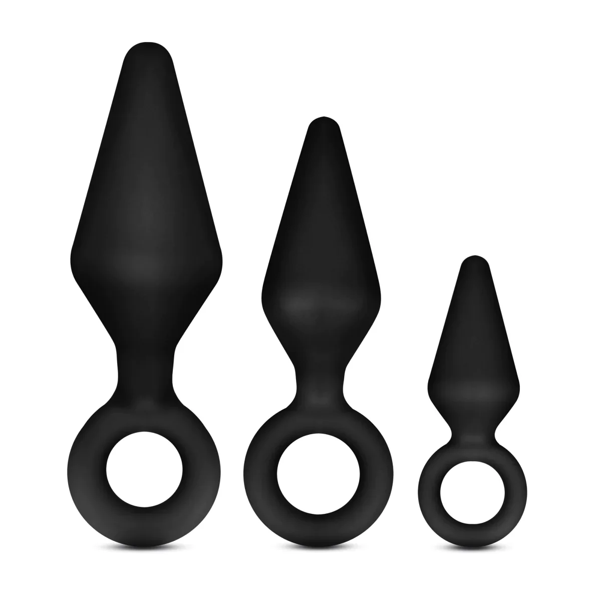 Luxe Night Rimmer Kit Black Anal Plug With Handle - Image 3