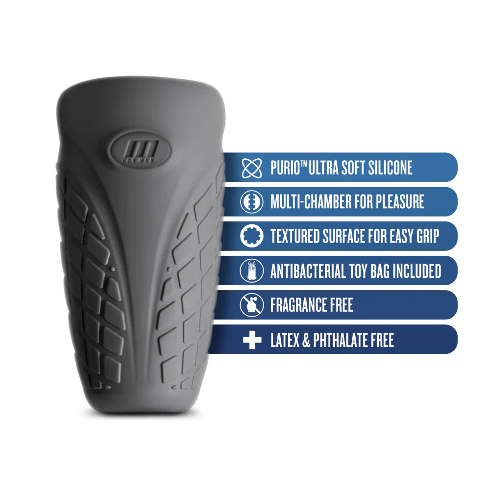 M Elite Platinum Gript Black Masturbator / Stroker - Image 3