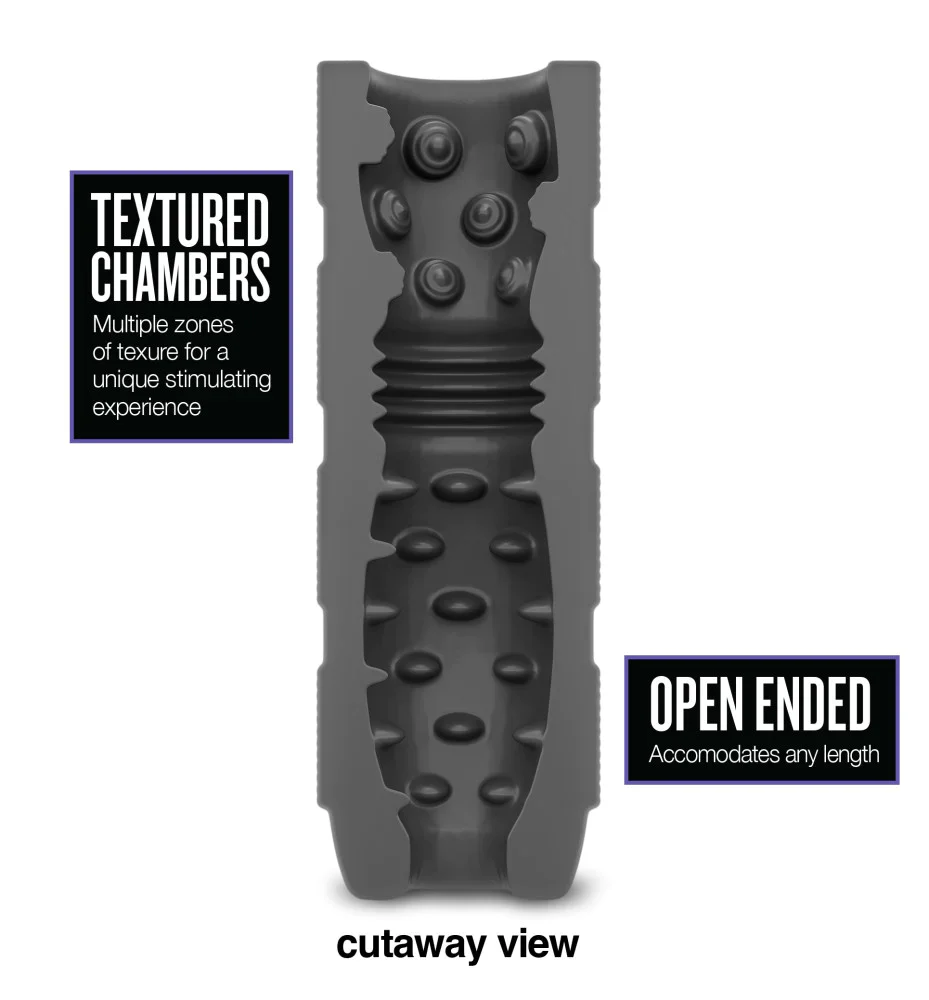 M Elite Platinum | Strōk 5 Inch Vibrating Masturbator with Pleasure Chambers - Image 4