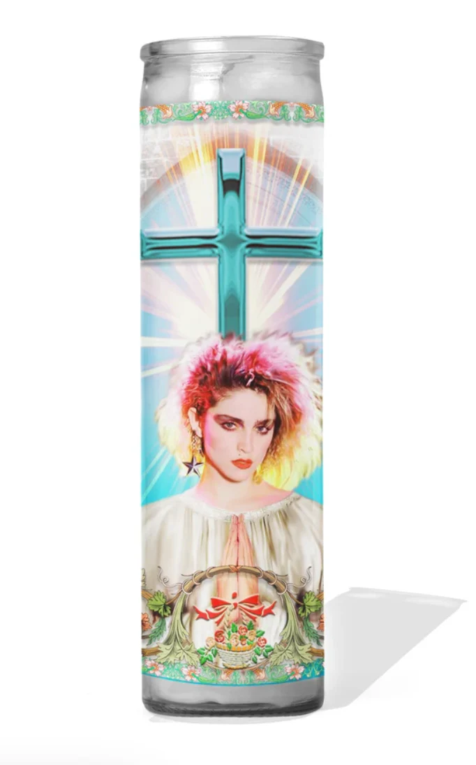 Madonna Celebrity Prayer Candle - Image 2