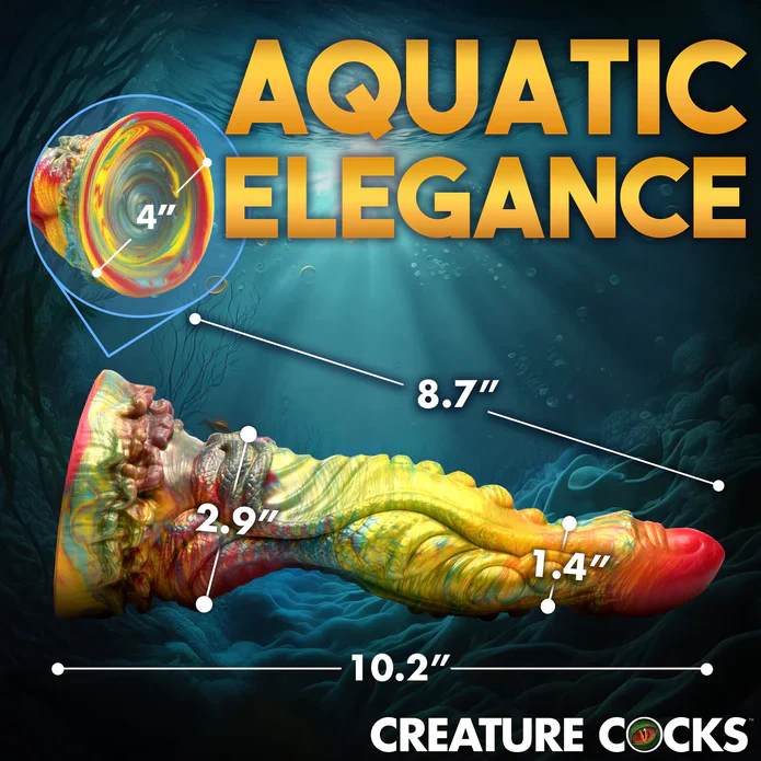Creature Cock Majestic Merman Silicone Dildo - Image 7