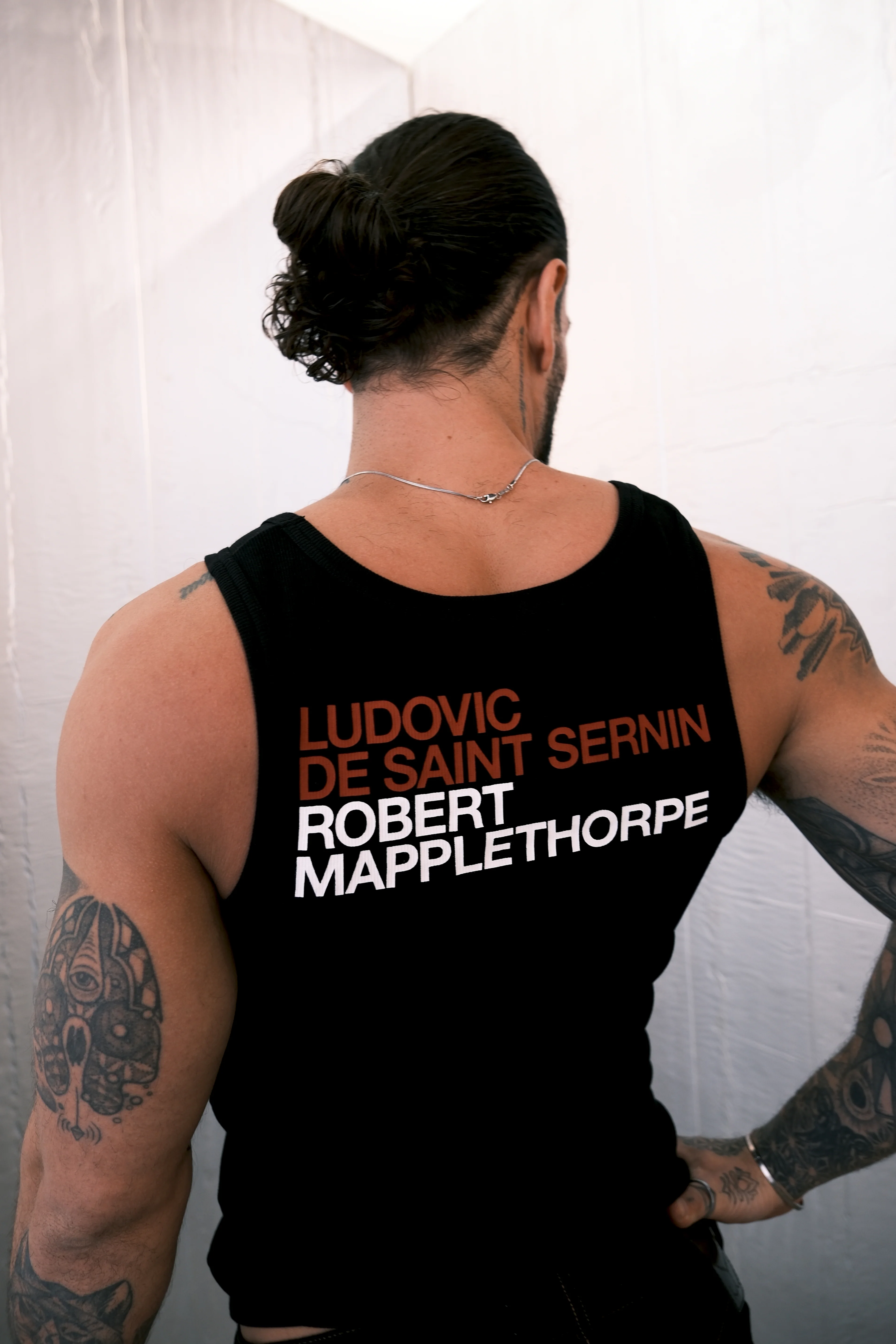 Mapplethorpe Self Portrait Tank Top by LUDOVIC DE SAINT SERNIN - Image 2