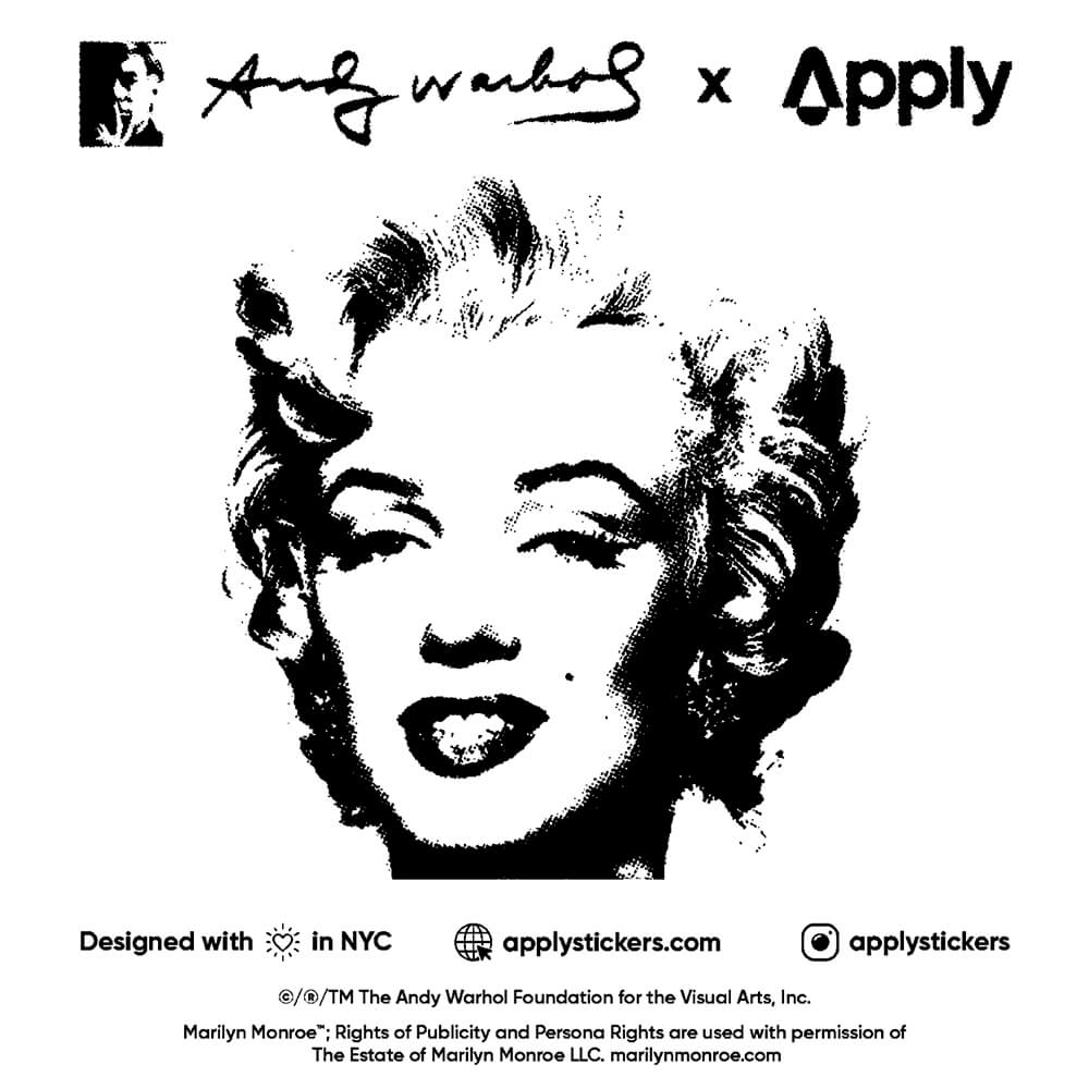 Marilyn Monroe By Andy Warhol - Sheet of 9 Kiss-Cut Stickers - Image 4