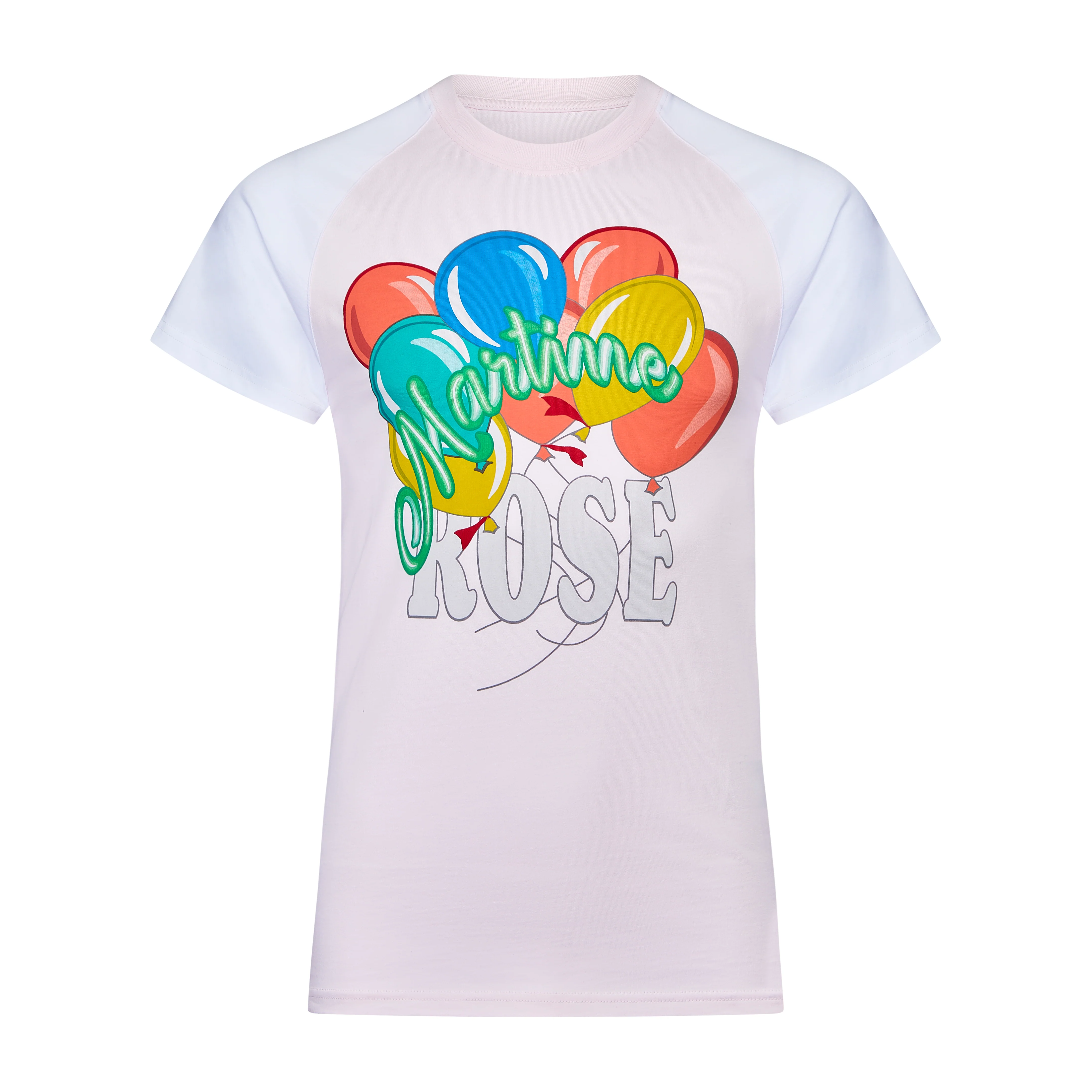 MARTINE ROSE RAGLAN SHRUNKEN T-SHIRT - Image 2