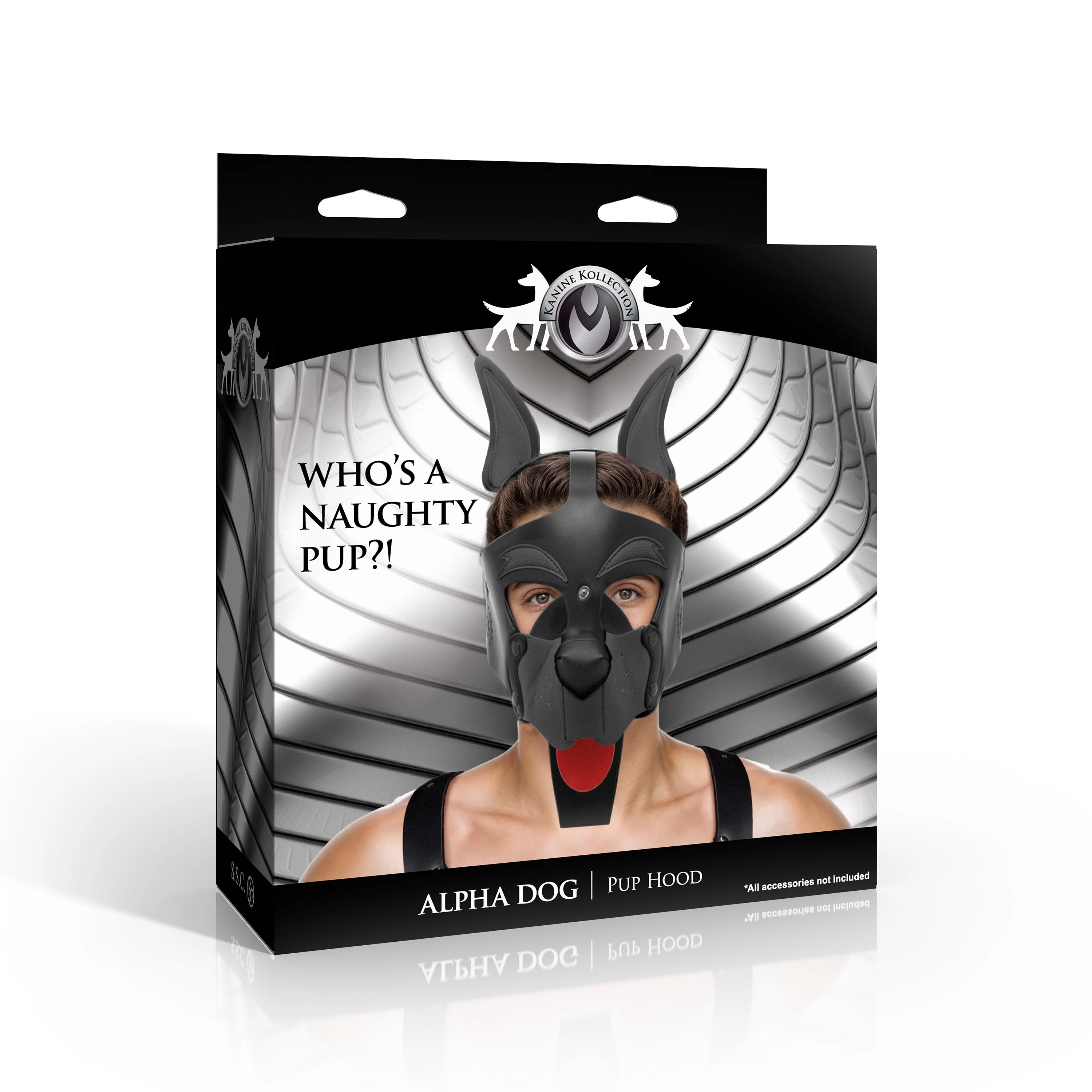 Master Series Alpha Dog Pup Hood - Black - Image 7