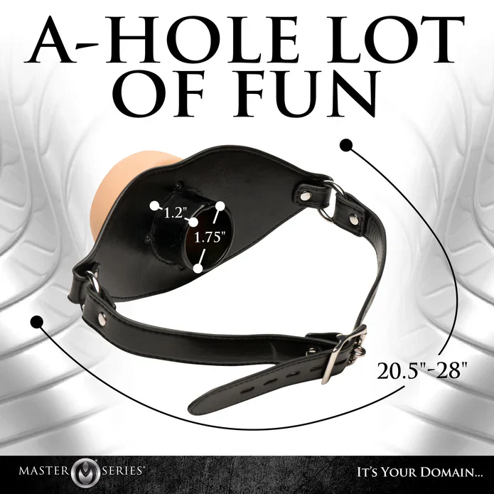 MASTER SERIES Ass Face Mouth Gag - Image 3