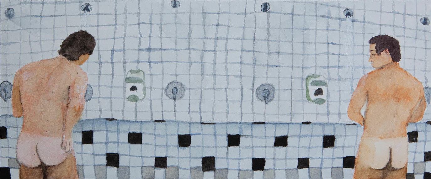 Matthew Sandager, Shower Scene, 2025