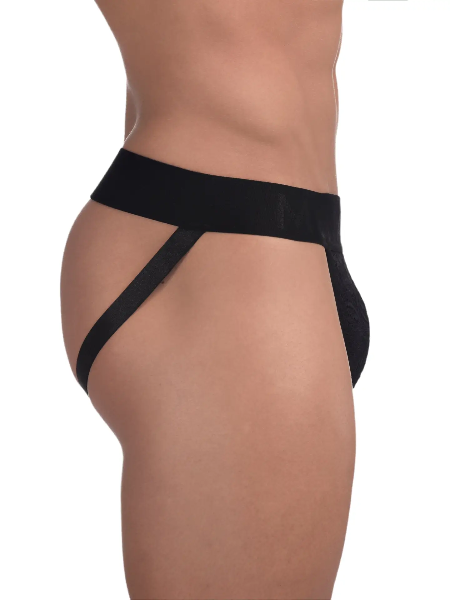 Menagerie Intimates Band Overt Black Rose Jockstrap - Image 2
