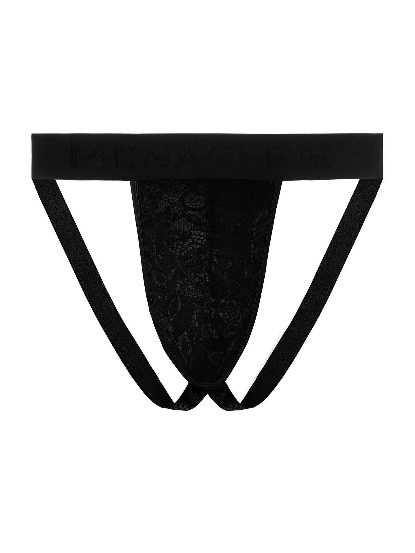 Menagerie Intimates Band Overt Black Rose Jockstrap - Image 3
