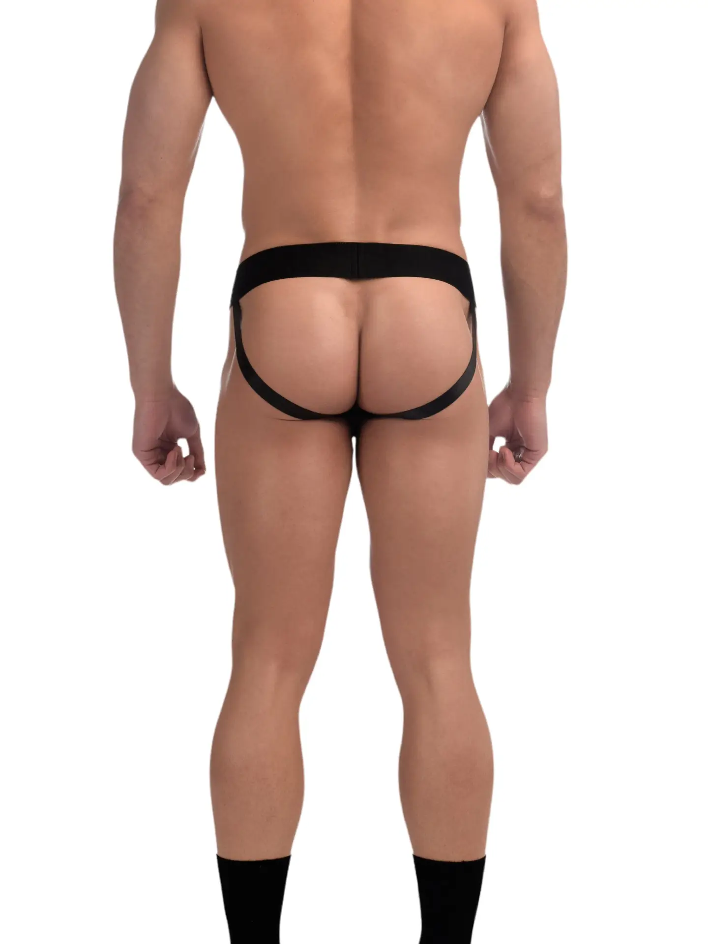 Menagerie Intimates Band Overt Black Rose Jockstrap - Image 4
