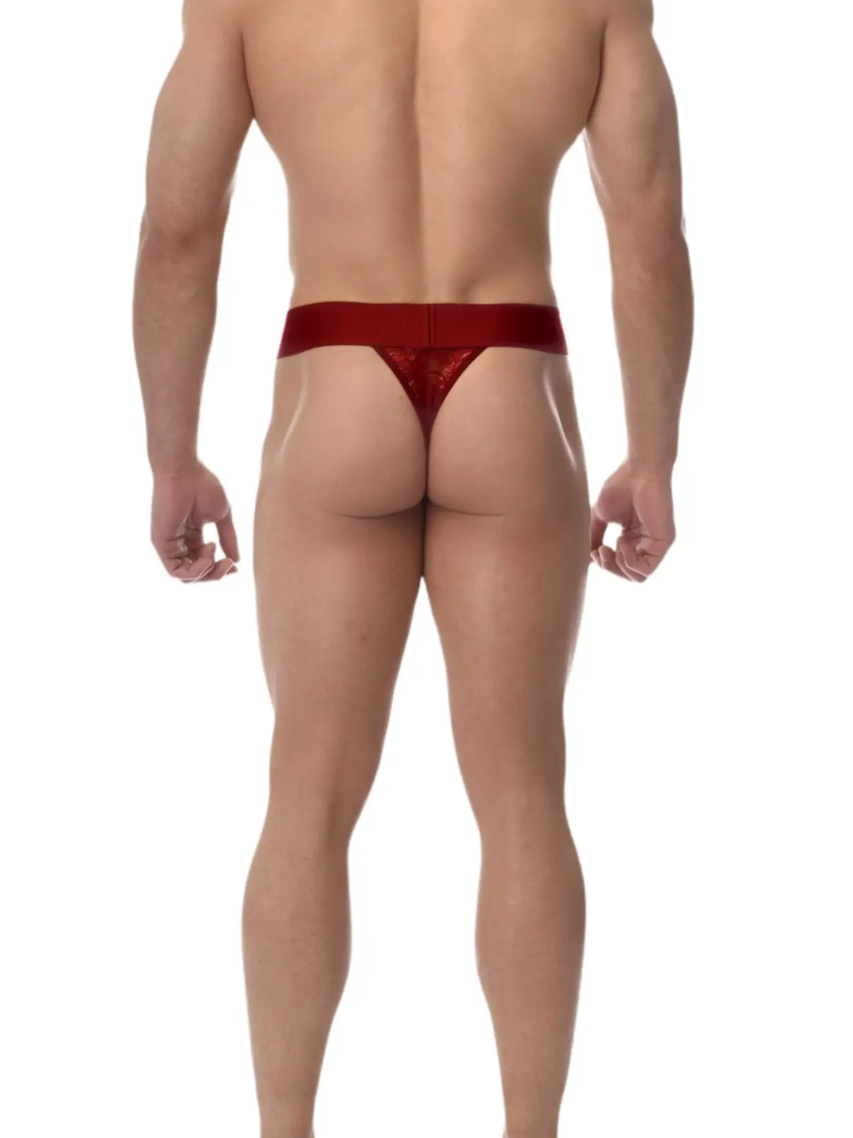 Menagerie Intimates Band Thong Red Rose - Image 6