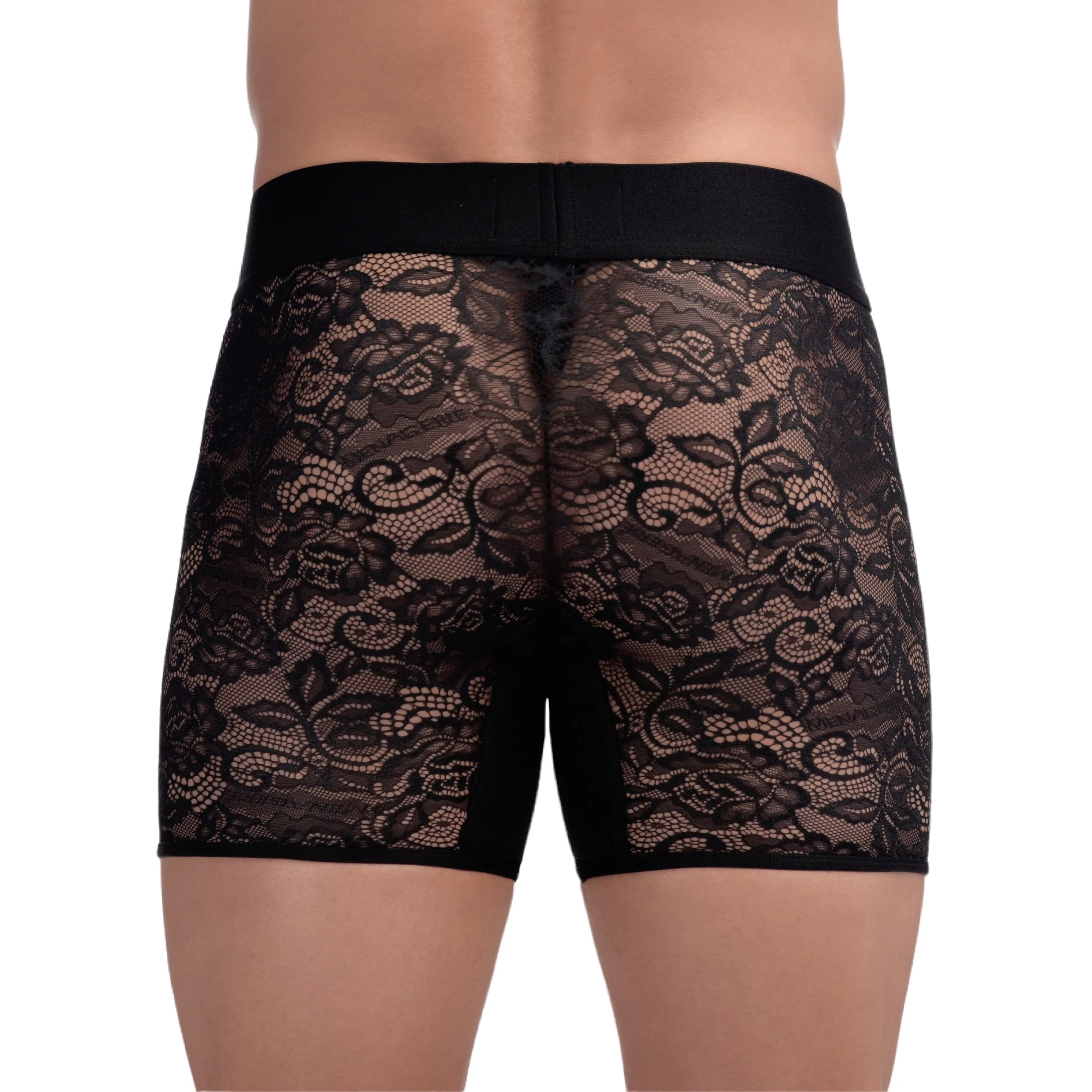Menagerie Intimates Boxer Brief Black Rose - Image 2
