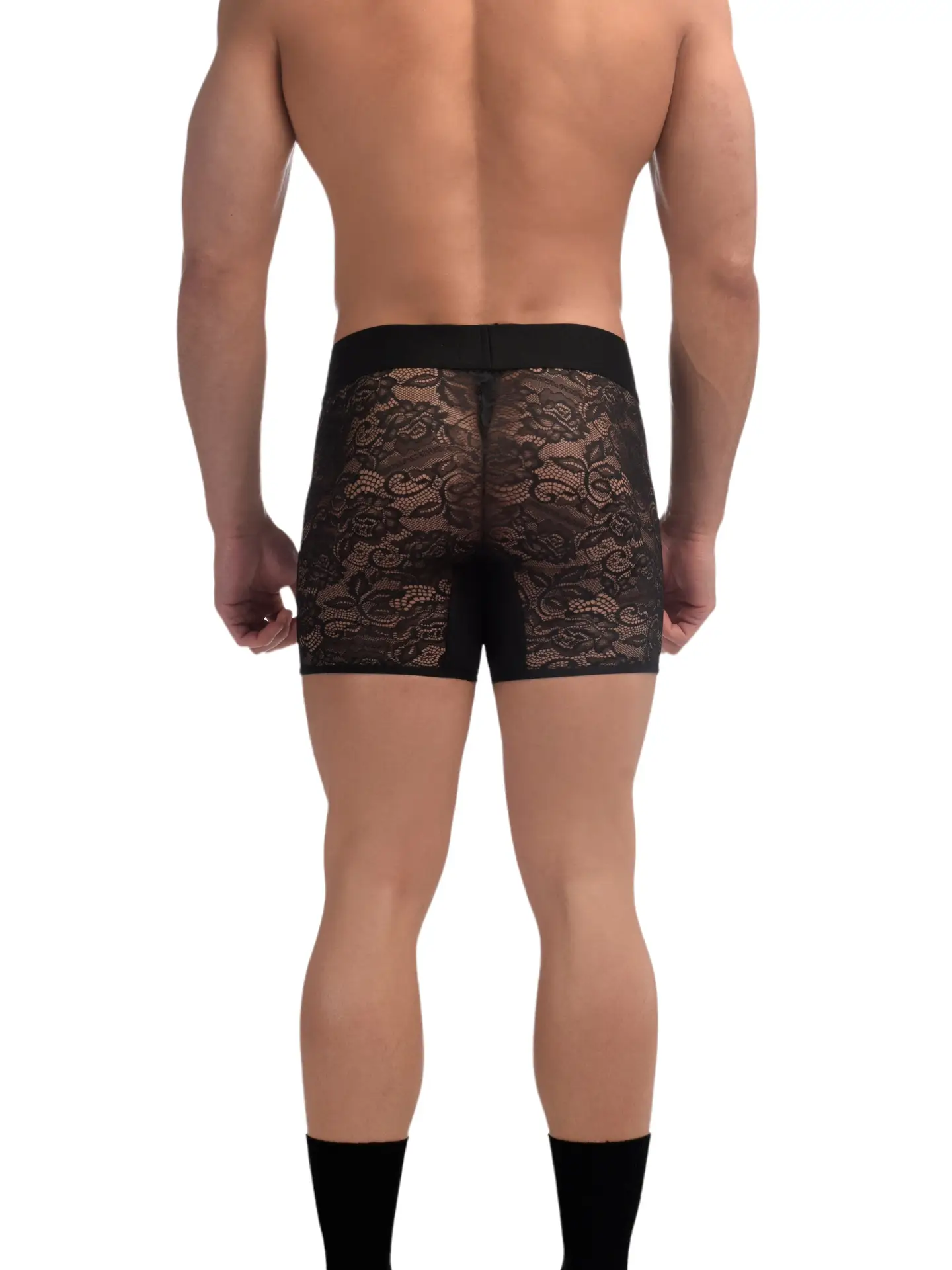 Menagerie Intimates Boxer Brief Black Rose - Image 5
