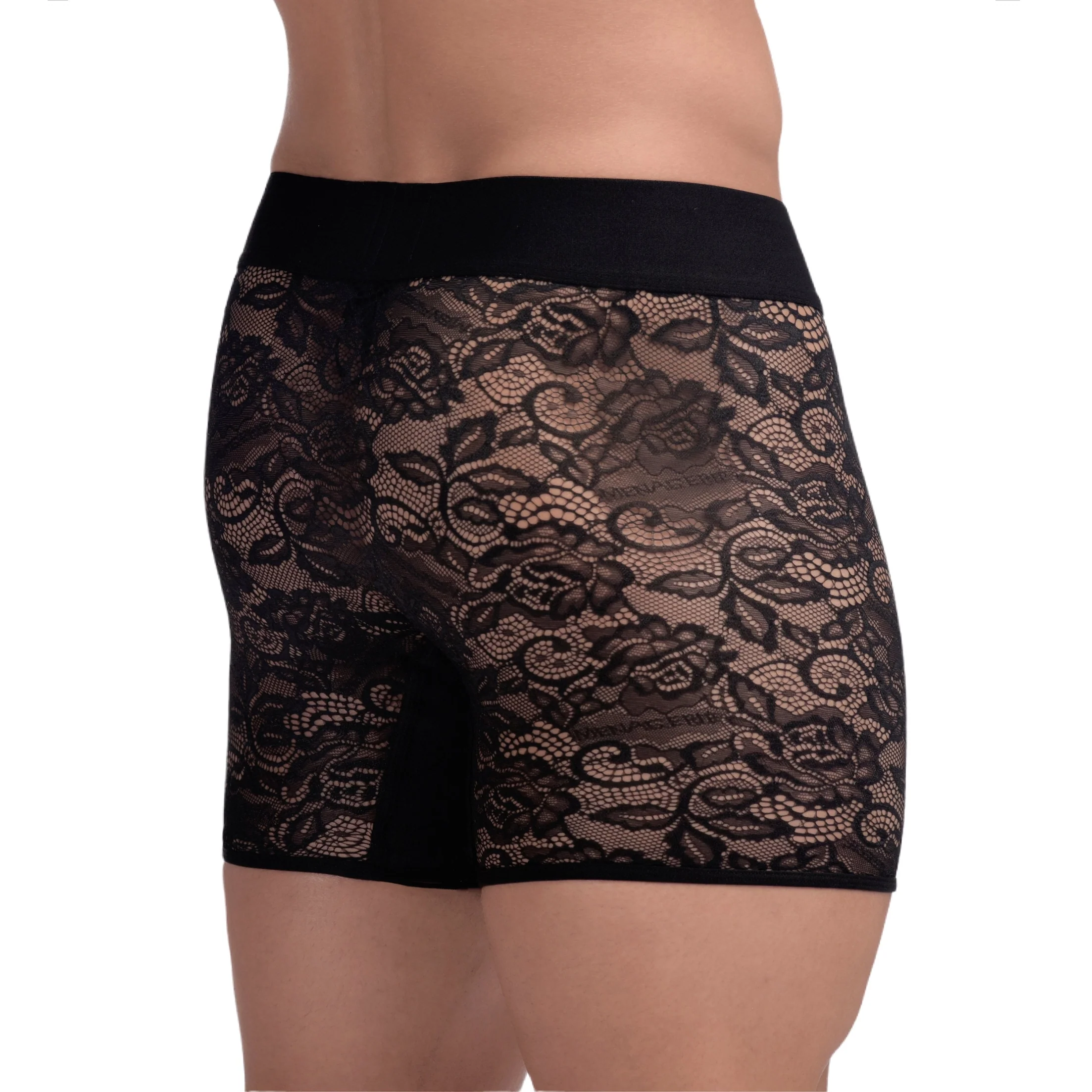 Menagerie Intimates Boxer Brief Black Rose - Image 6