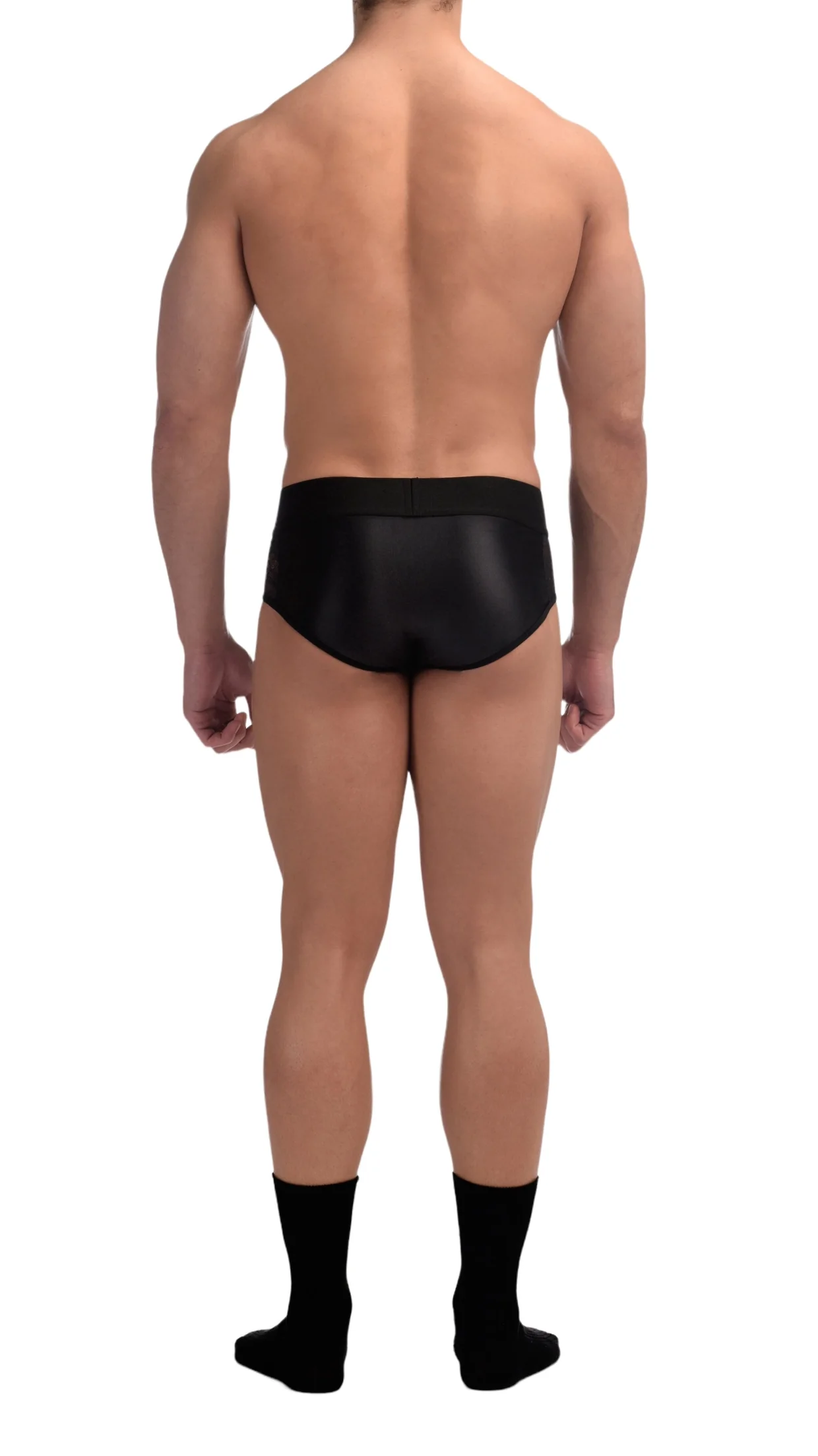 Menagerie Intimates Hip Brief Black Rose - Image 4