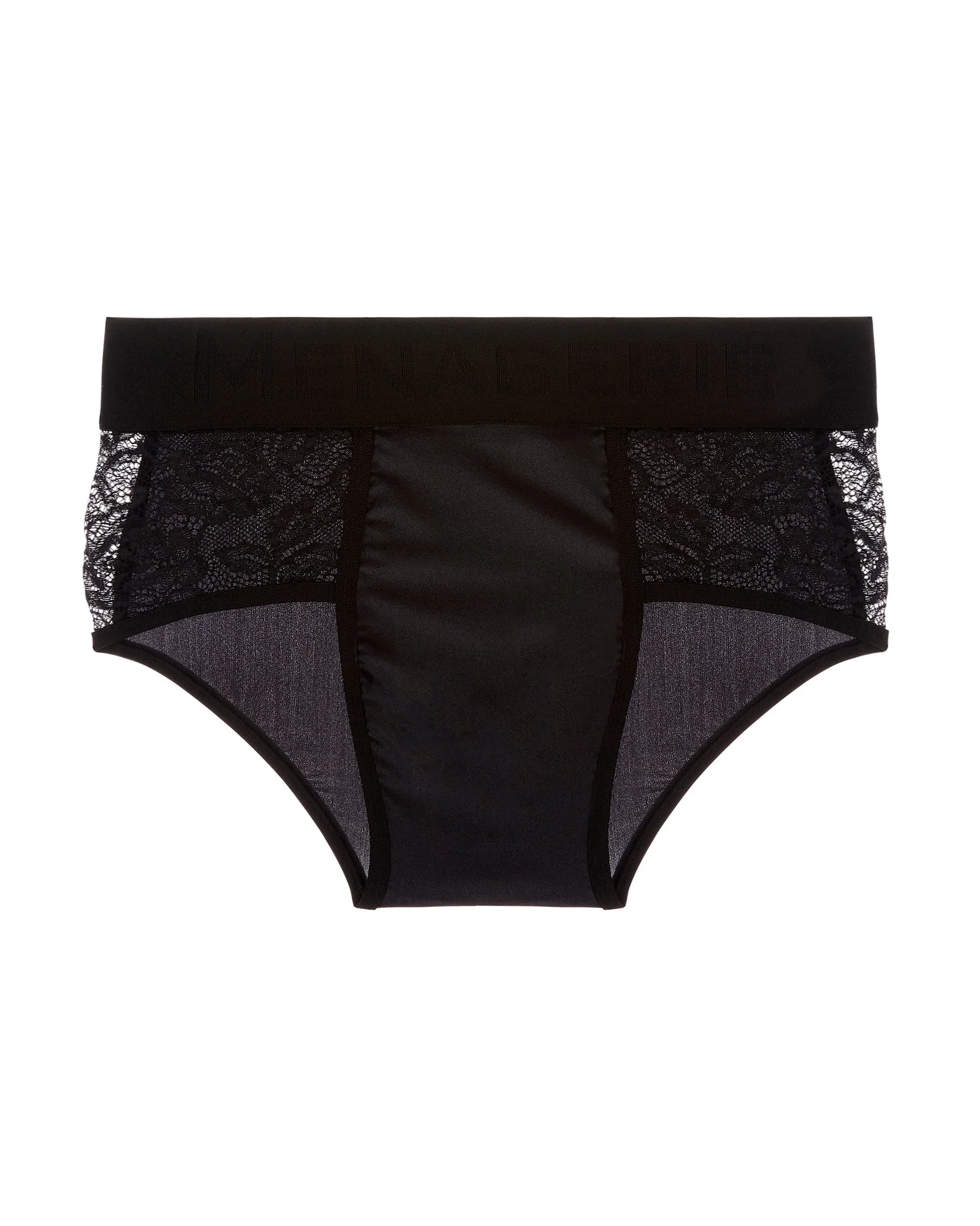 Menagerie Intimates Hip Brief Black Rose - Image 6