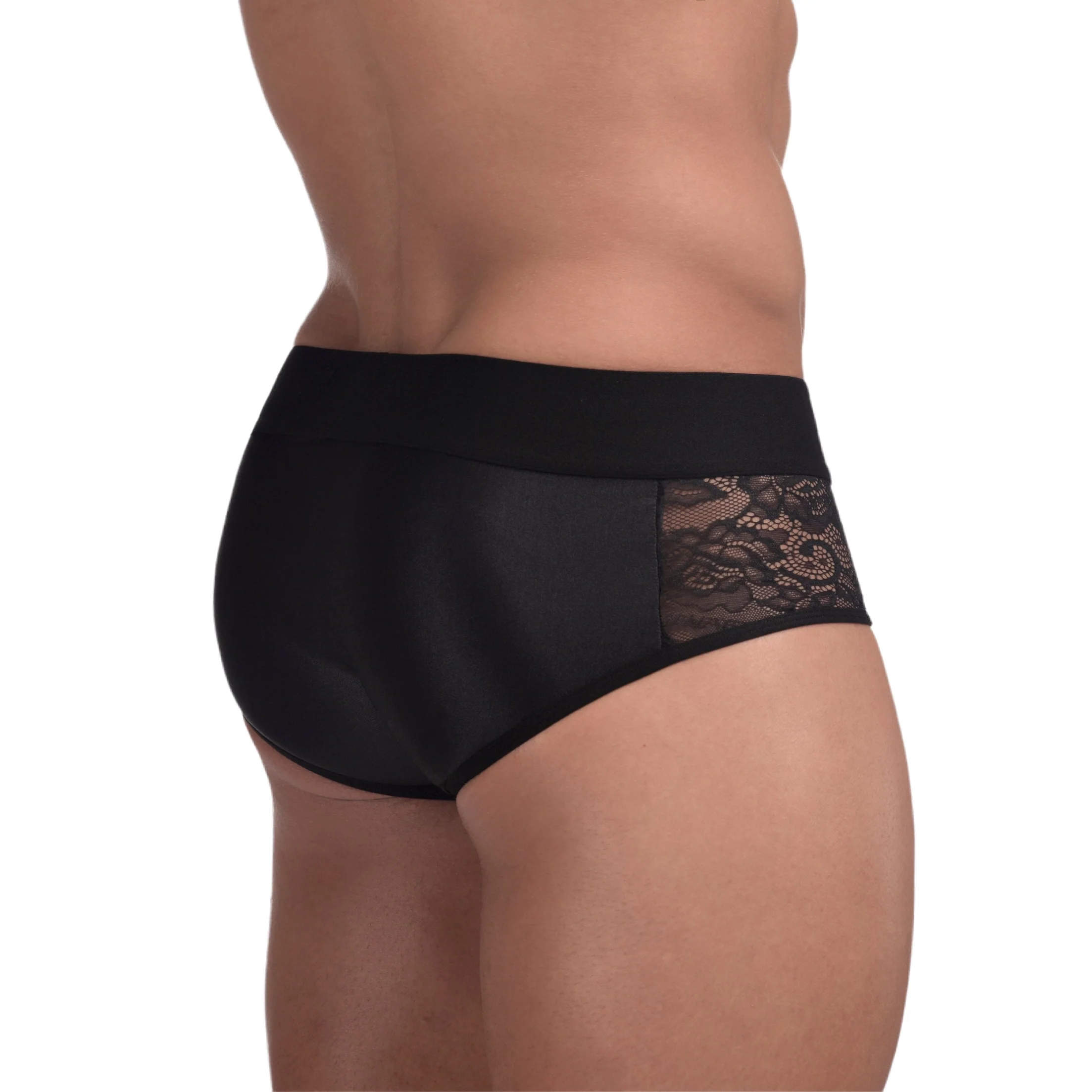 Menagerie Intimates Hip Brief Black Rose - Image 7