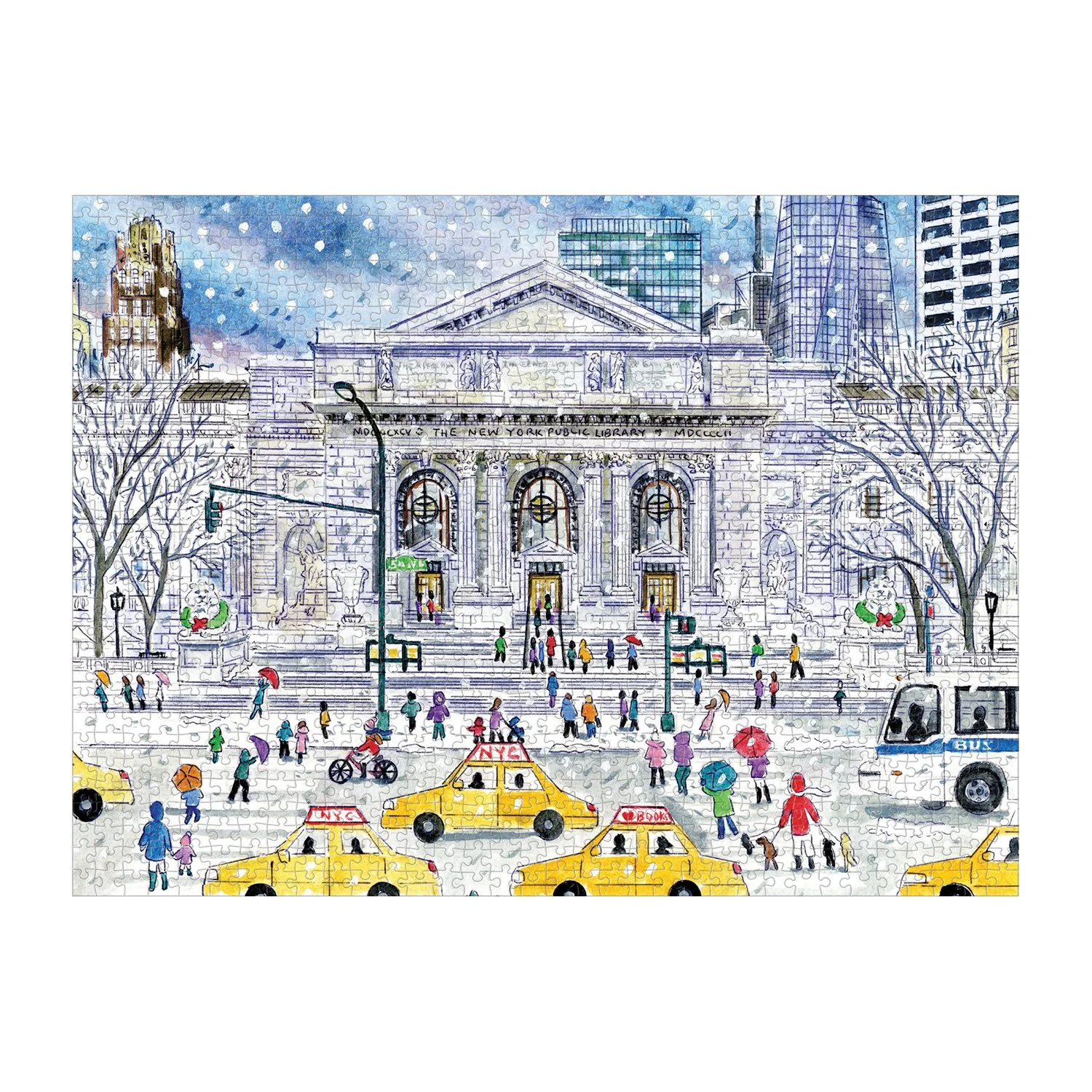 Michael Storrings New York Public Library 1000 Piece Jigsaw Puzzle - Image 4