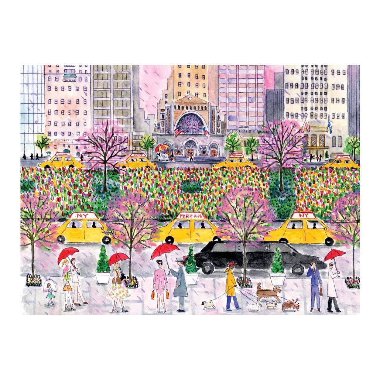 Michael Storrings Spring On Park Avenue 1000 Piece Jigsaw Puzzle - Image 4