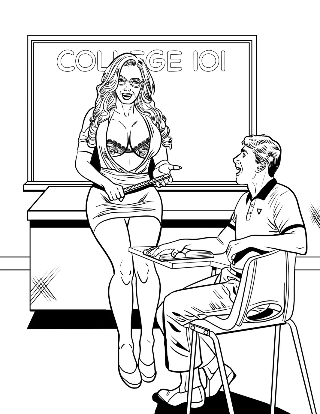 Milf P0rn Coloring Book - Image 2