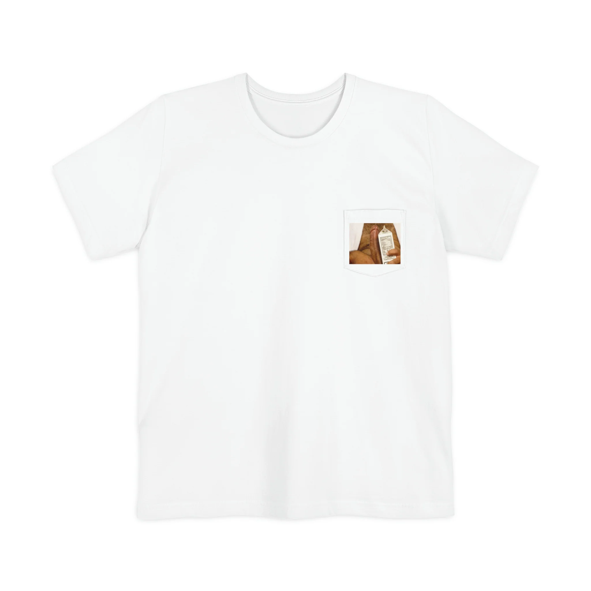 MILK ME: CHUCK X CULTUREEDIT POCKET T-SHIRT WHITE - SALE - Image 4