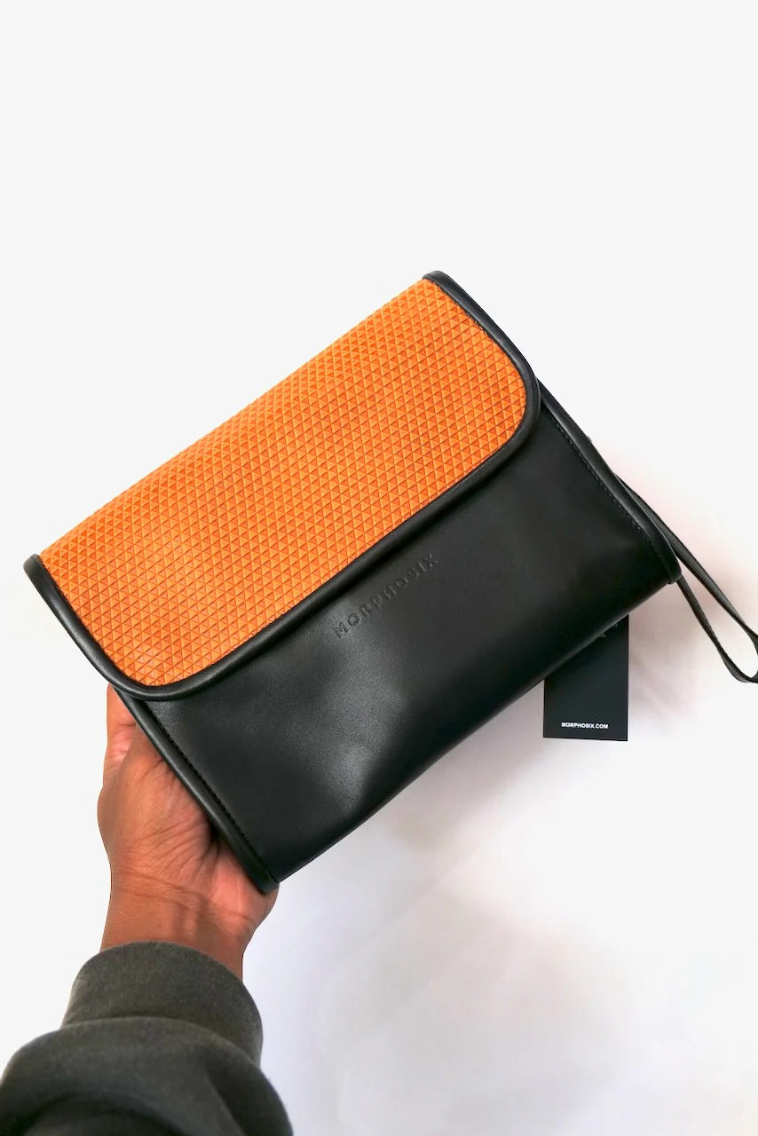 MORPHOSIX LUX BRUSH LEATHER CASE GOLDEN AMBER