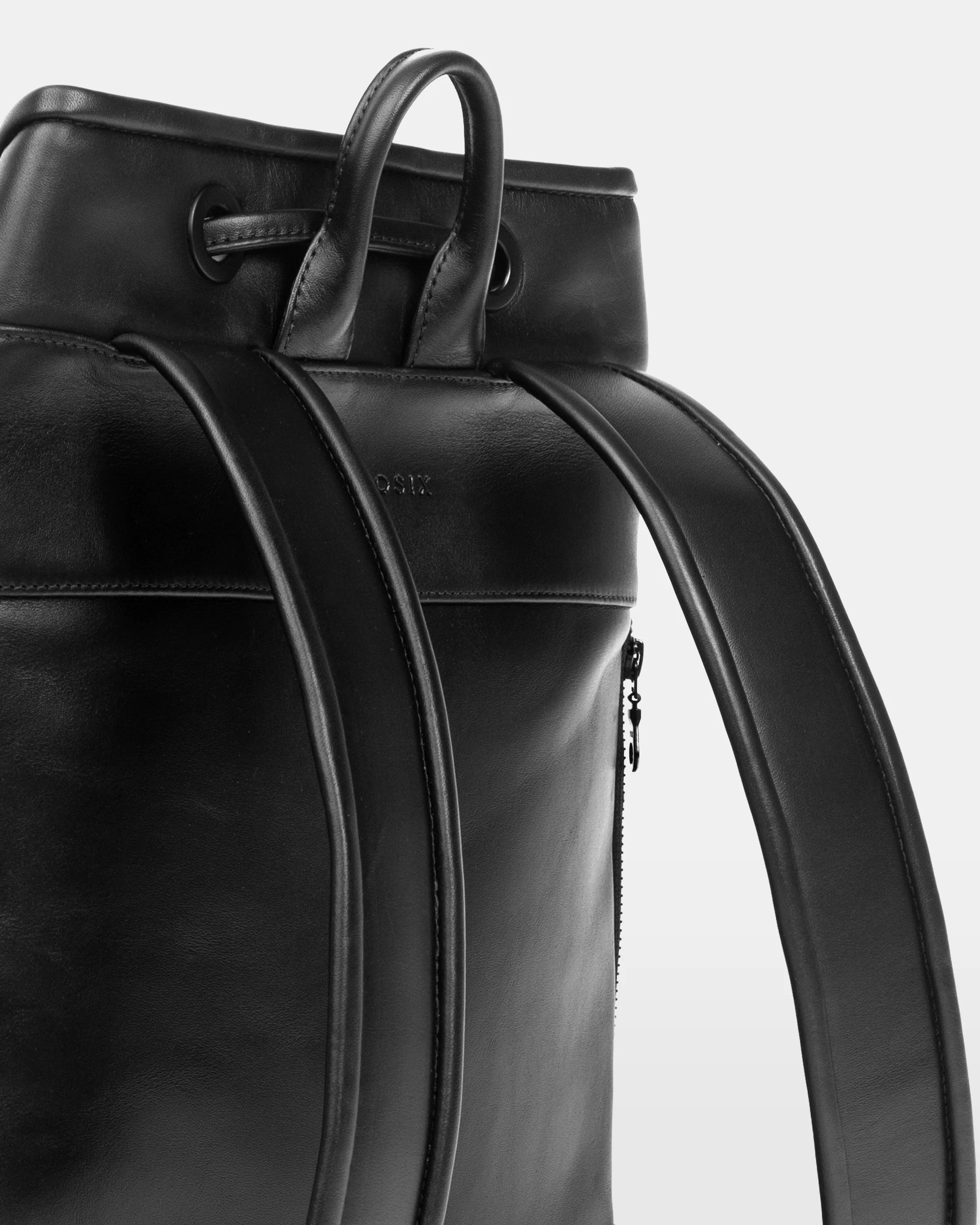 MORPHOSIX LUX UTILITY LEATHER BAG RAVEN BLACK - Image 6