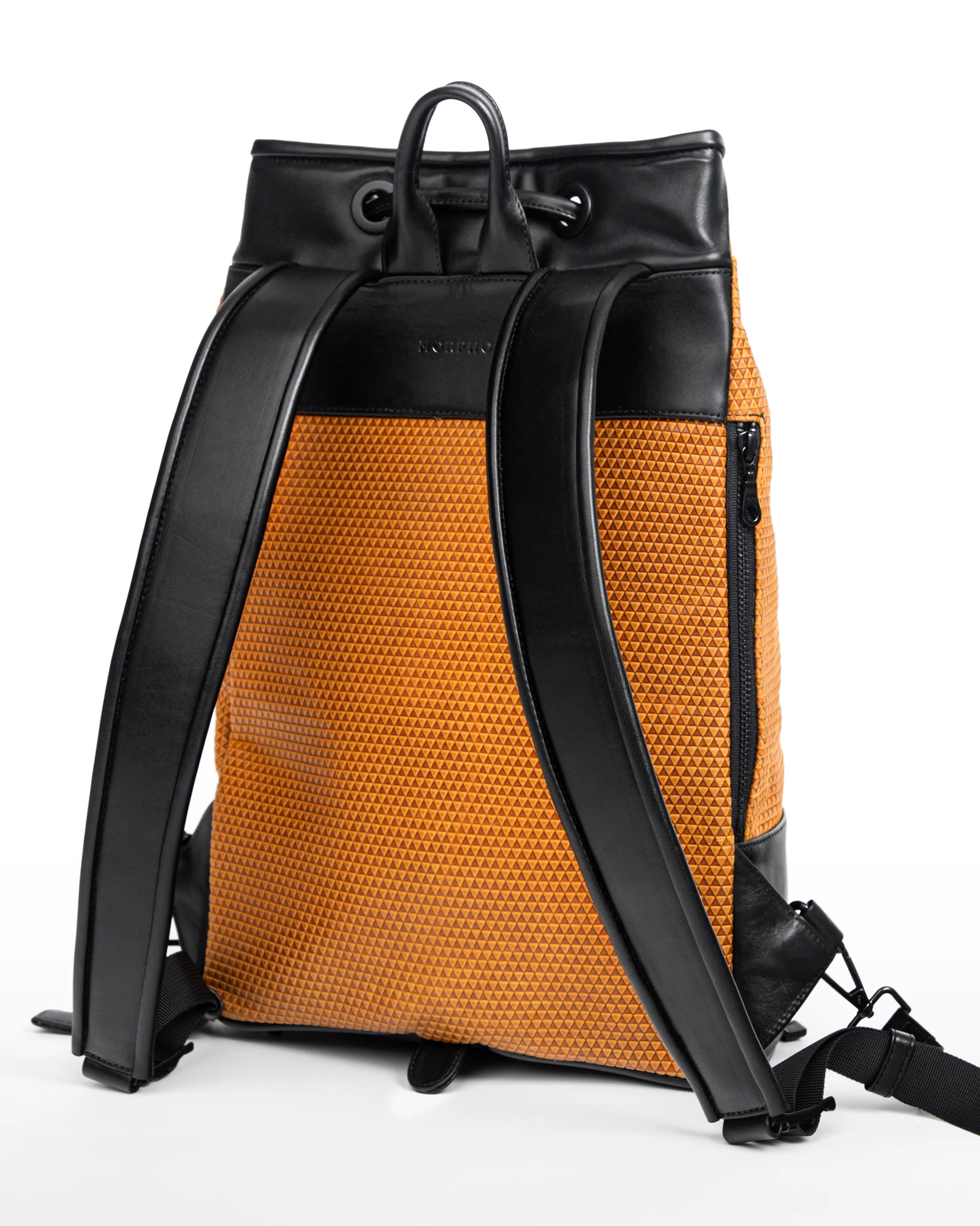 MORPHOSIX LUX UTILITY LEATHER BAG GOLDEN AMBER - Image 4