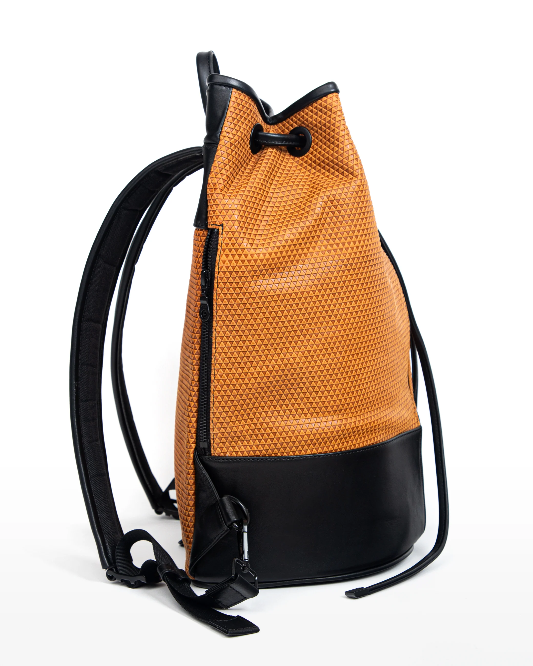 MORPHOSIX LUX UTILITY LEATHER BAG GOLDEN AMBER - Image 5