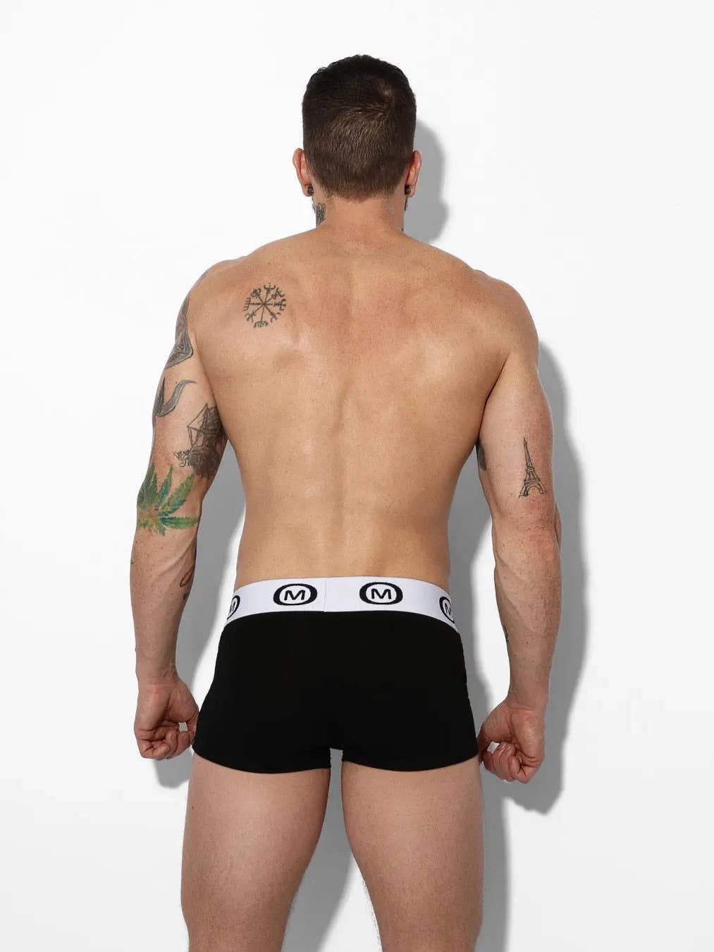 Mounderwear Cotton Boxer Brief Black - Image 2