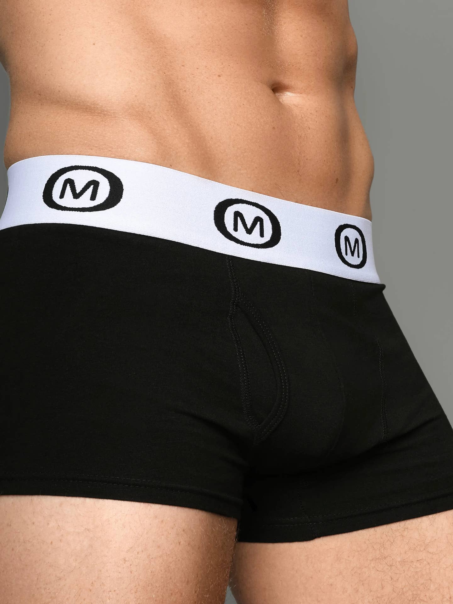 Mounderwear Cotton Boxer Brief Black - Image 4