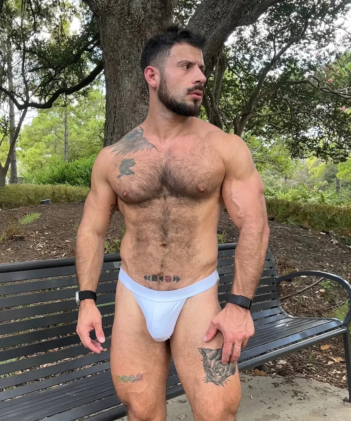 Mounderwear Mechanic Brief White - Image 8