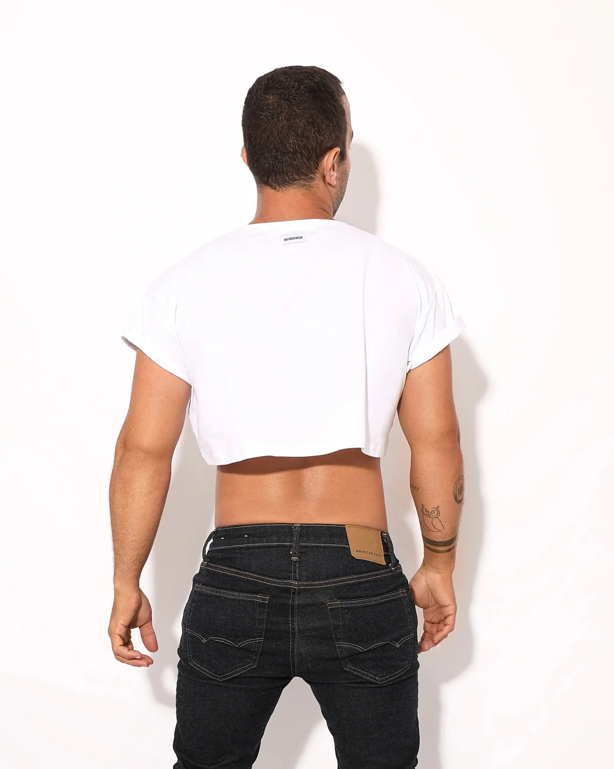 Mounderwear Mechanic Crop White - Image 2