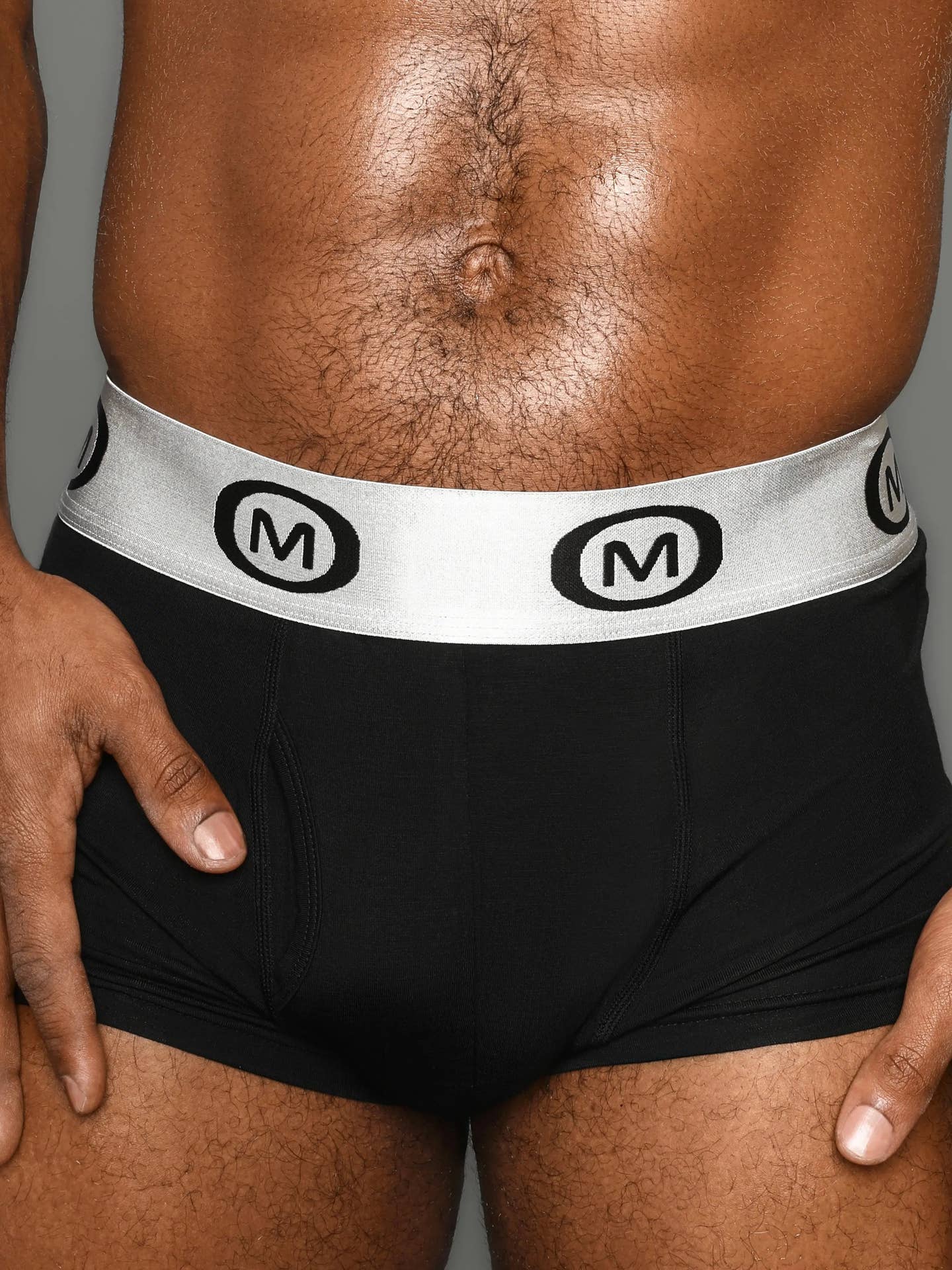 Mounderwear Modal Spandex Boxer Brief Black - Image 6