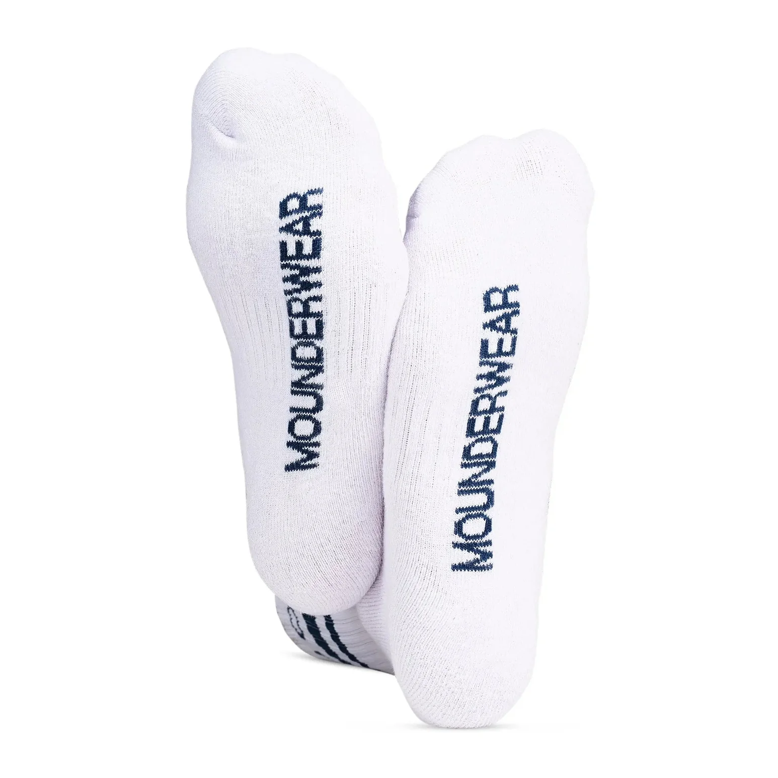 Mounderwear Stripe Athletic Crew Socks Blue - Image 2
