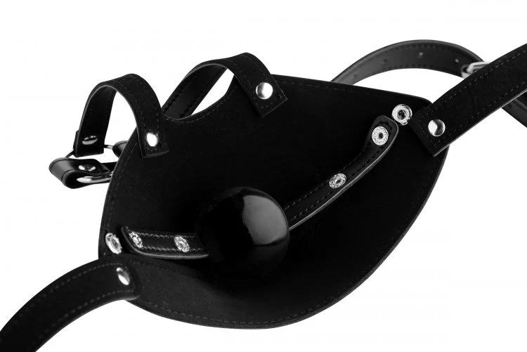 Mouth Harness with Ball Gag  by Strict Leather - Image 4