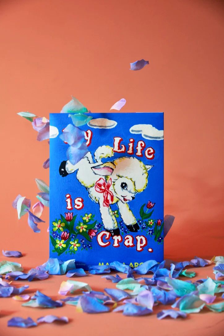 My Life Is Crap Tea Towel by Magda Archer x Third Drawer Down - Image 2
