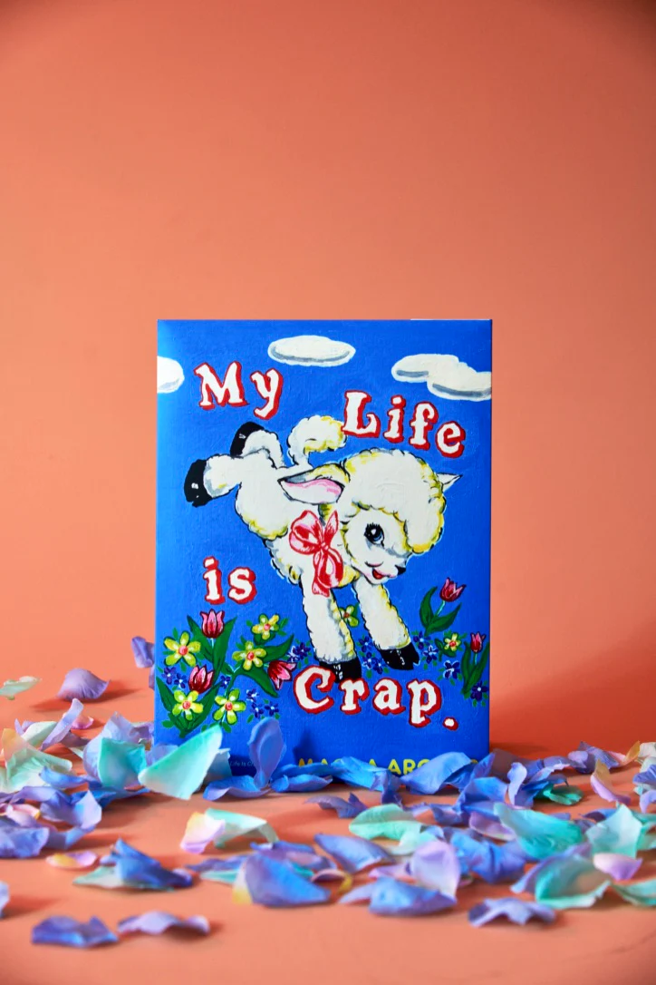 My Life Is Crap Tea Towel by Magda Archer x Third Drawer Down - Image 3