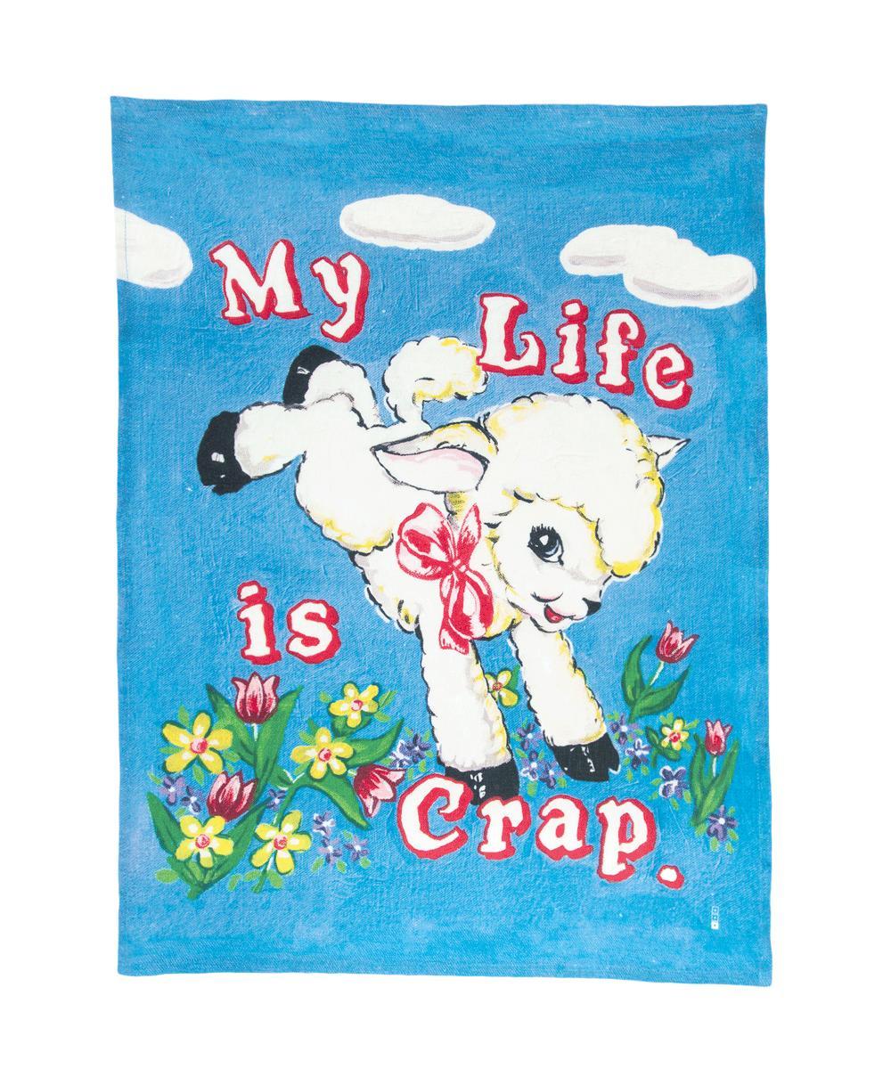 My Life Is Crap Tea Towel by Magda Archer x Third Drawer Down - Image 4