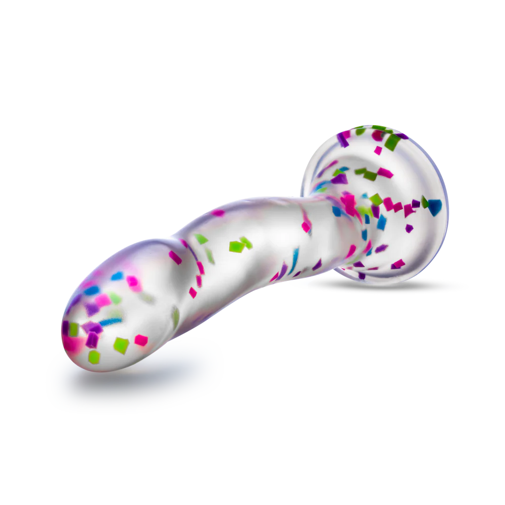 Neo Elite Glow in the Dark Silicone Hanky Panky Dildo 7.5in - Image 5