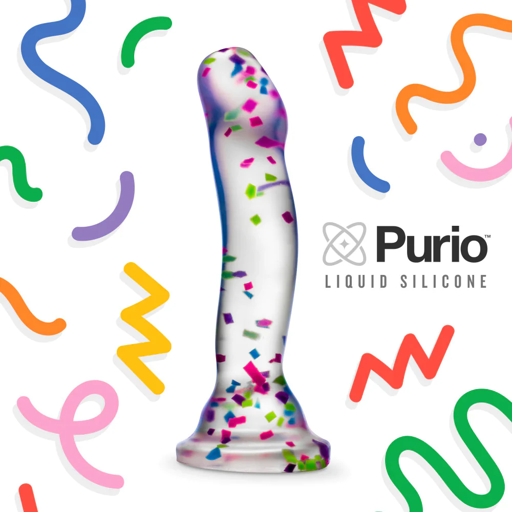 Neo Elite Glow in the Dark Silicone Hanky Panky Dildo 7.5in - Image 8