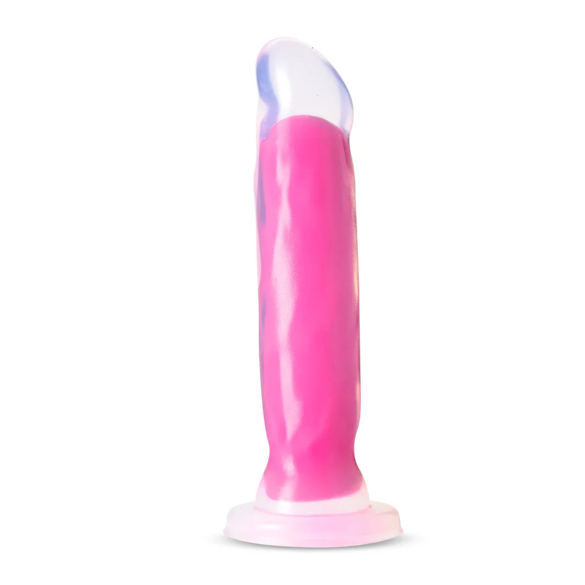 Neo Elite Marquee Glow In The Dark Neon Pink 8-Inch Dildo - Image 4