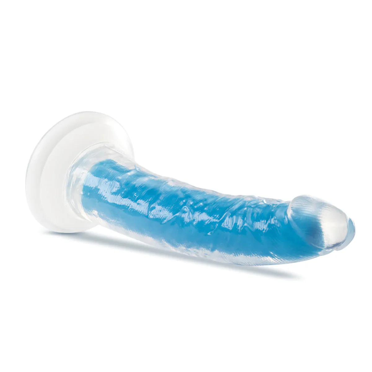 Neo Elite Prysm Glow In The Dark Neon Blue 7-Inch Dildo - Image 6